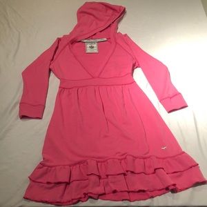 PINK VIctoria’s Secret Hooded Pink Cotton Dress